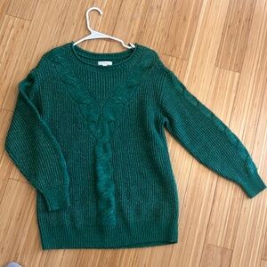 Hunter green Lauren Conrad sweater